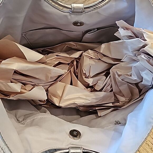 Star ring tote bag silver sequin NWT T shirt and Jeans - Picture 7 of 10